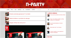 Desktop Screenshot of nparty.com.br