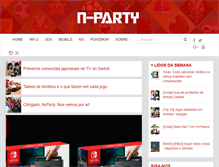 Tablet Screenshot of nparty.com.br